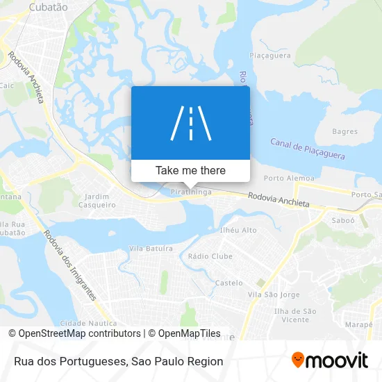 Rua dos Portugueses map