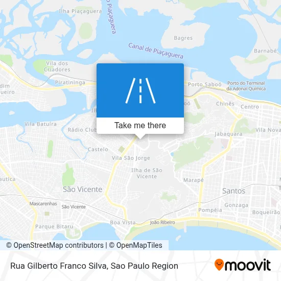 Rua Gilberto Franco Silva map