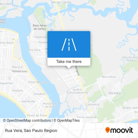 Rua Vera map