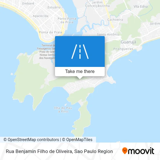 Rua Benjamin Filho de Oliveira map