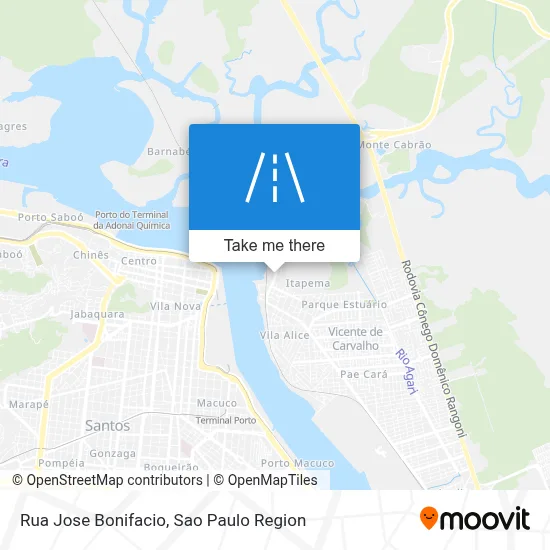 Rua Jose Bonifacio map