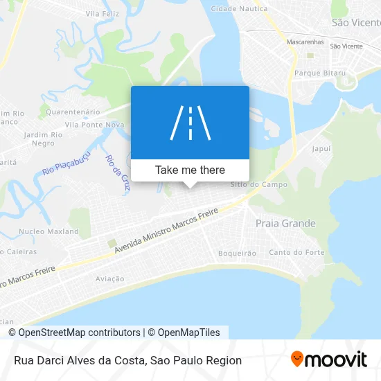 Rua Darci Alves da Costa map