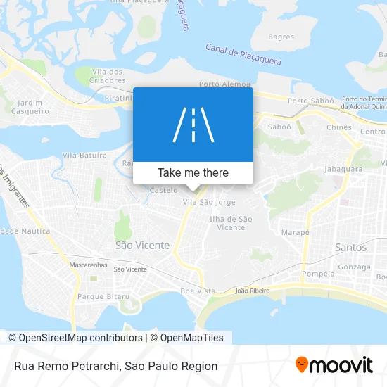 Rua Remo Petrarchi map