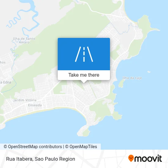 Rua Itabera map