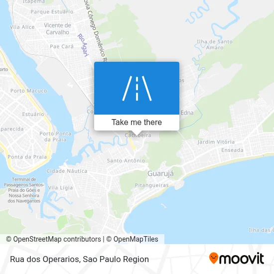 Rua dos Operarios map