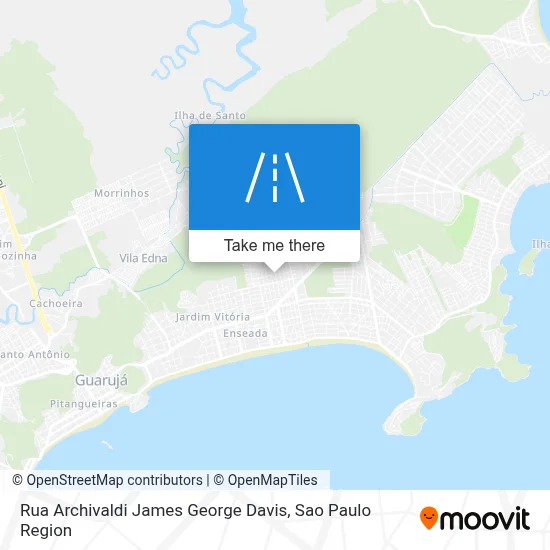 Rua Archivaldi James George Davis map