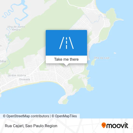 Rua Cajari map