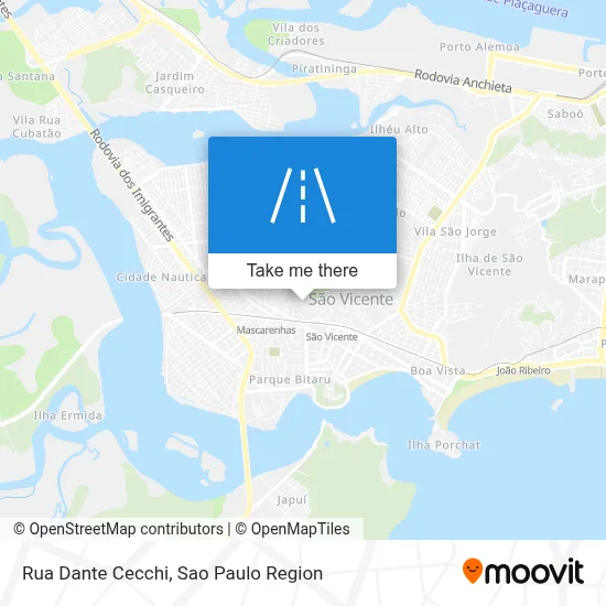 Rua Dante Cecchi map