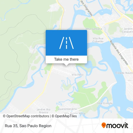 Rua 35 map