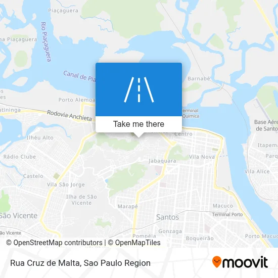 Rua Cruz de Malta map