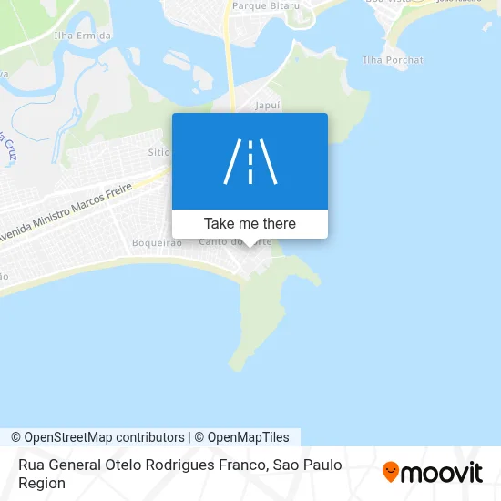 Rua General Otelo Rodrigues Franco map