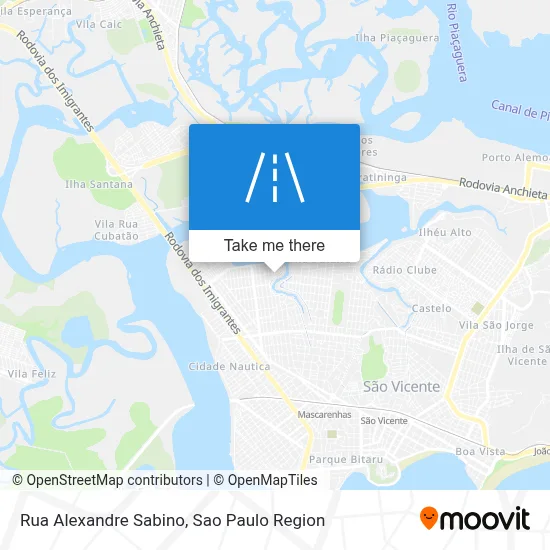 Rua Alexandre Sabino map