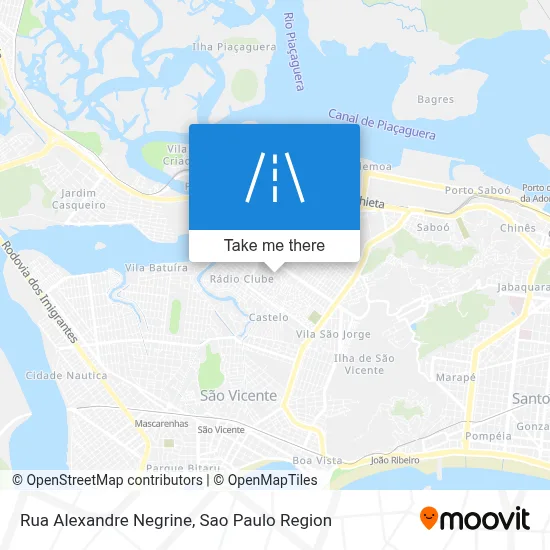 Rua Alexandre Negrine map
