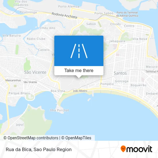 Rua da Bica map