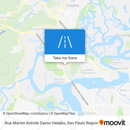 Rua Marion Astride Dayse Halajko map