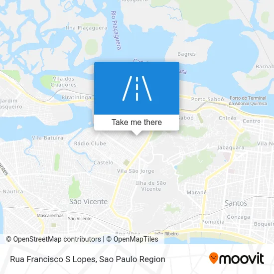 Rua Francisco S Lopes map