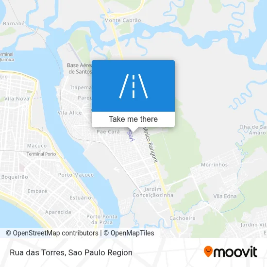 Rua das Torres map