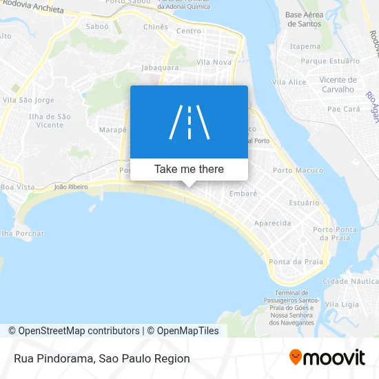Rua Pindorama map