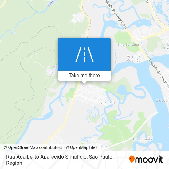 Rua Adalberto Aparecido Simplicio map