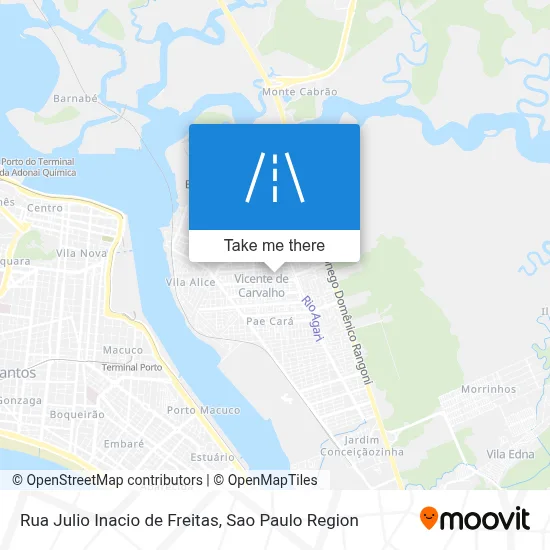 Rua Julio Inacio de Freitas map