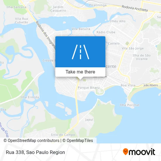 Rua 338 map