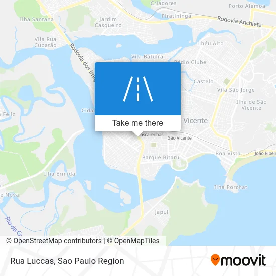 Rua Luccas map