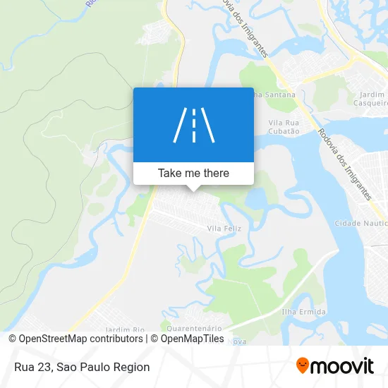 Rua 23 map