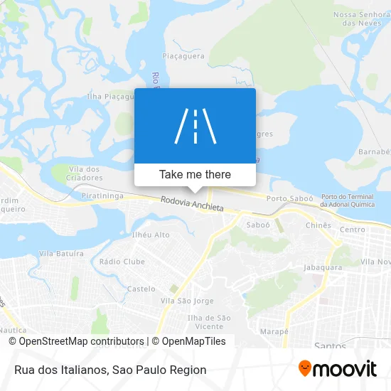 Rua dos Italianos map