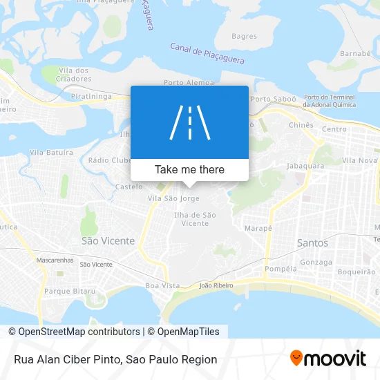 Rua Alan Ciber Pinto map