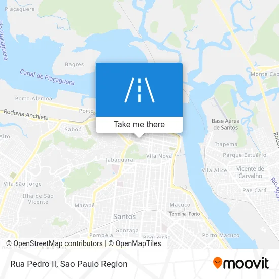 Rua Pedro II map