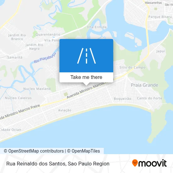 Rua Reinaldo dos Santos map