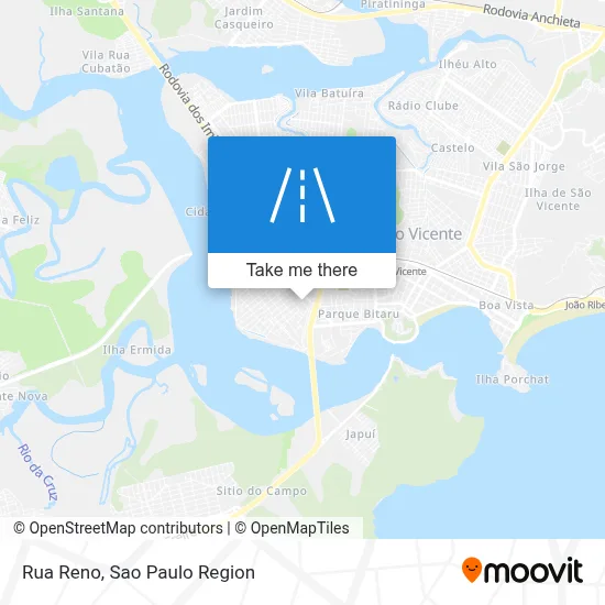 Rua Reno map