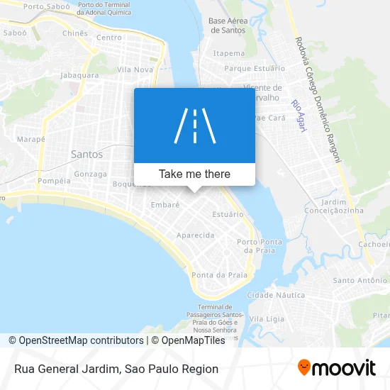 Rua General Jardim map