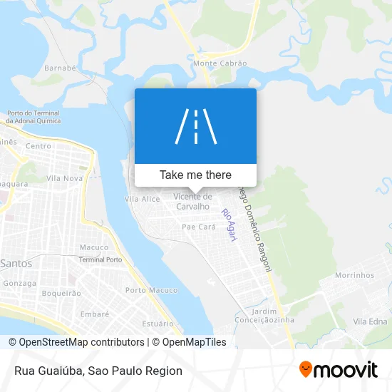 Rua Guaiúba map