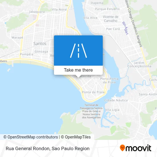 Rua General Rondon map