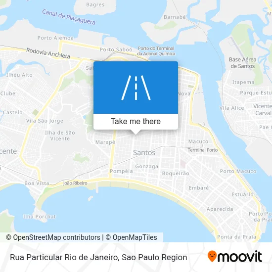 Rua Particular Rio de Janeiro map