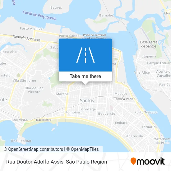 Rua Doutor Adolfo Assis map