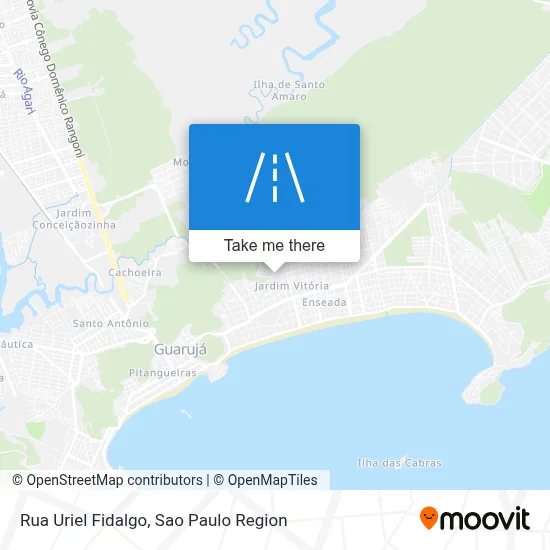 Rua Uriel Fidalgo map
