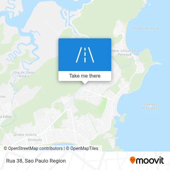 Rua 38 map