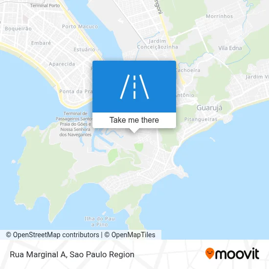 Rua Marginal A map