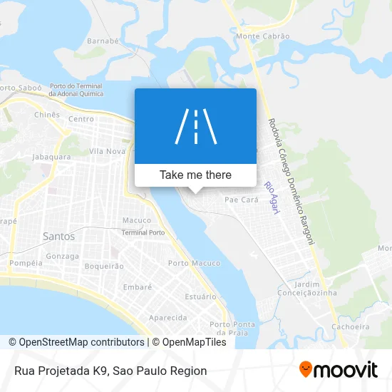 Rua Projetada K9 map