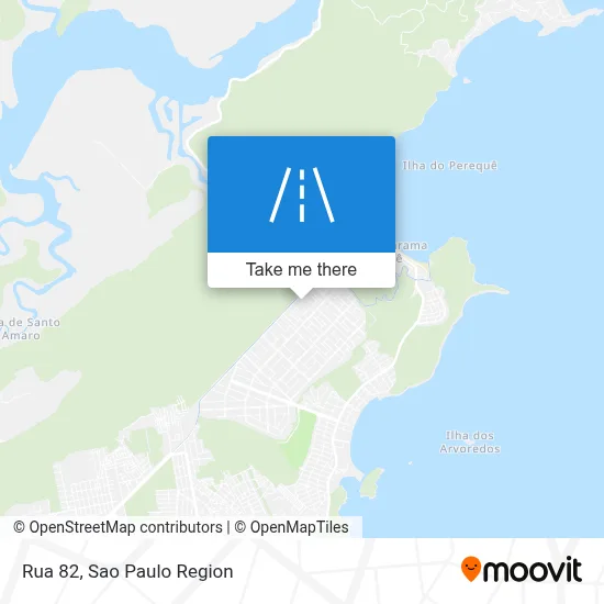 Rua 82 map