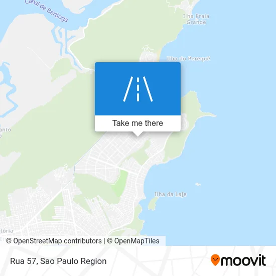 Rua 57 map