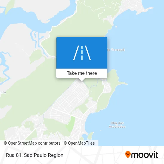 Rua 81 map