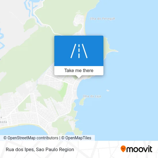 Rua dos Ipes map