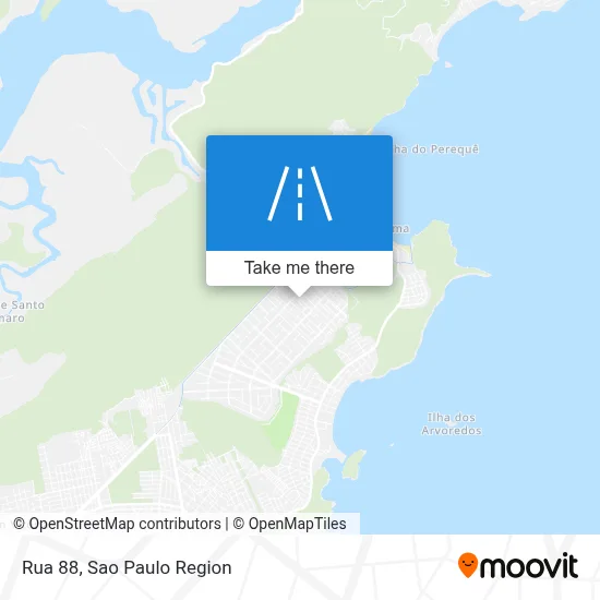 Rua 88 map