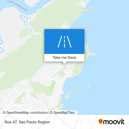 Rua 47 map