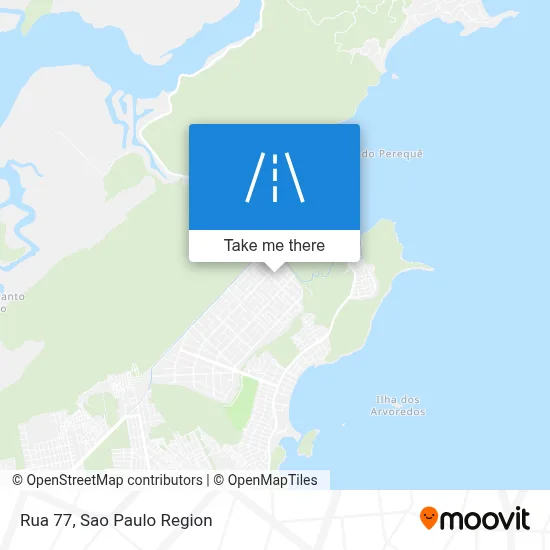 Rua 77 map