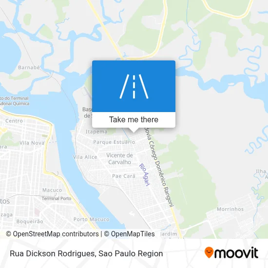 Rua Dickson Rodrigues map