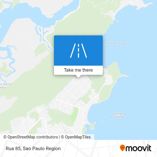 Rua 85 map
